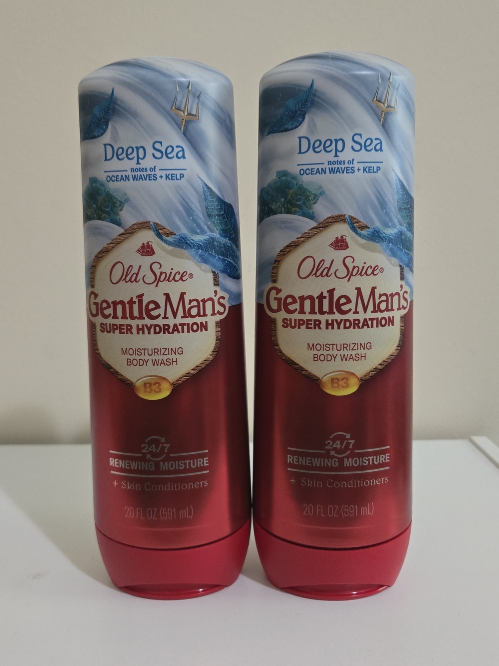 New Old Spice GentleMan's Deep Sea Moisturizing Body Wash Set (2 Bottles)